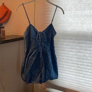 Toni Denim Romper